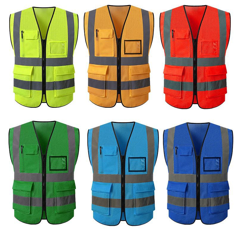 Reflecterende vestconstructie met hoge zichtbaarheid