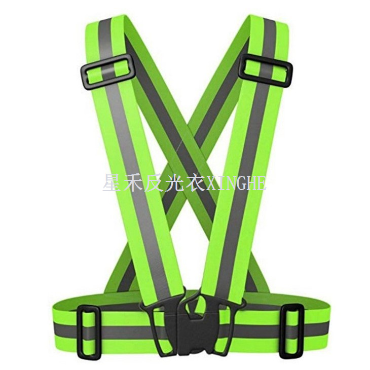 Reflecterend hardloopvest, reflecterend vest verstelbaar voor hardlopen, fietsen, wandelen, buiten, ademend waterdicht