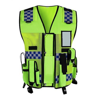 Verbeterd zichtbaarheid reflecterend politieveiligheidsvest