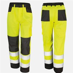 Hi Vis Construction reflecterende veiligheidsbroek