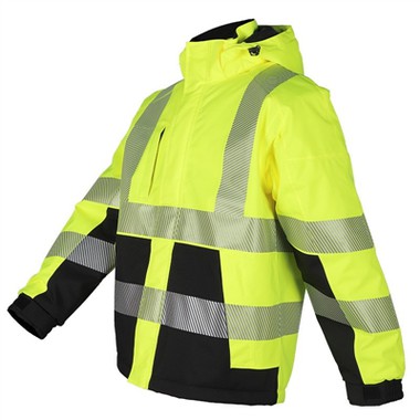 Hi Vis geel waterdicht veiligheidsjack