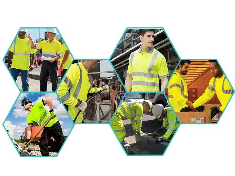 Reflective Safety Polo Work Reflective Safety Polo Work