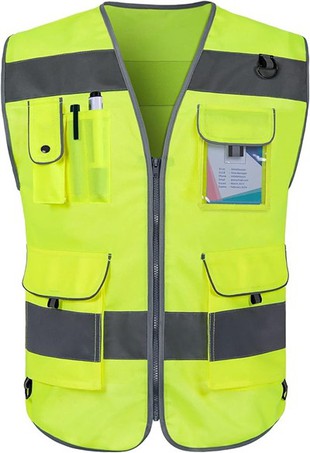 Goedkoop fluorescerend groen veiligheidsvest
